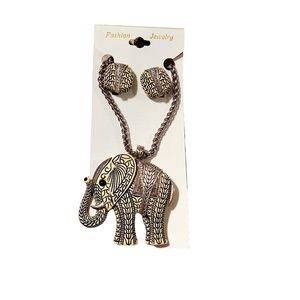 Necklace & clip on earring set